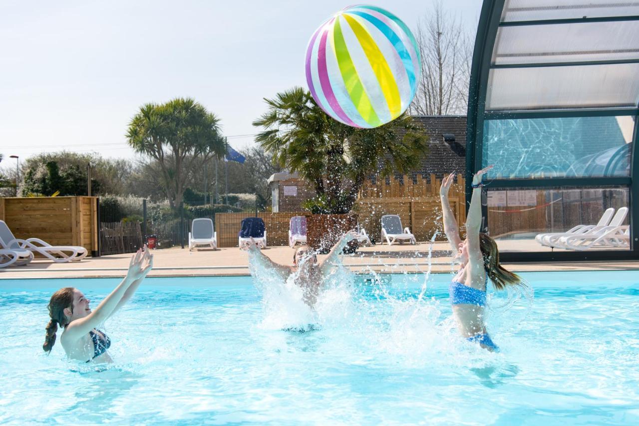 Camping Les Carolins Saint-Lo-d'Ourville Buitenkant foto