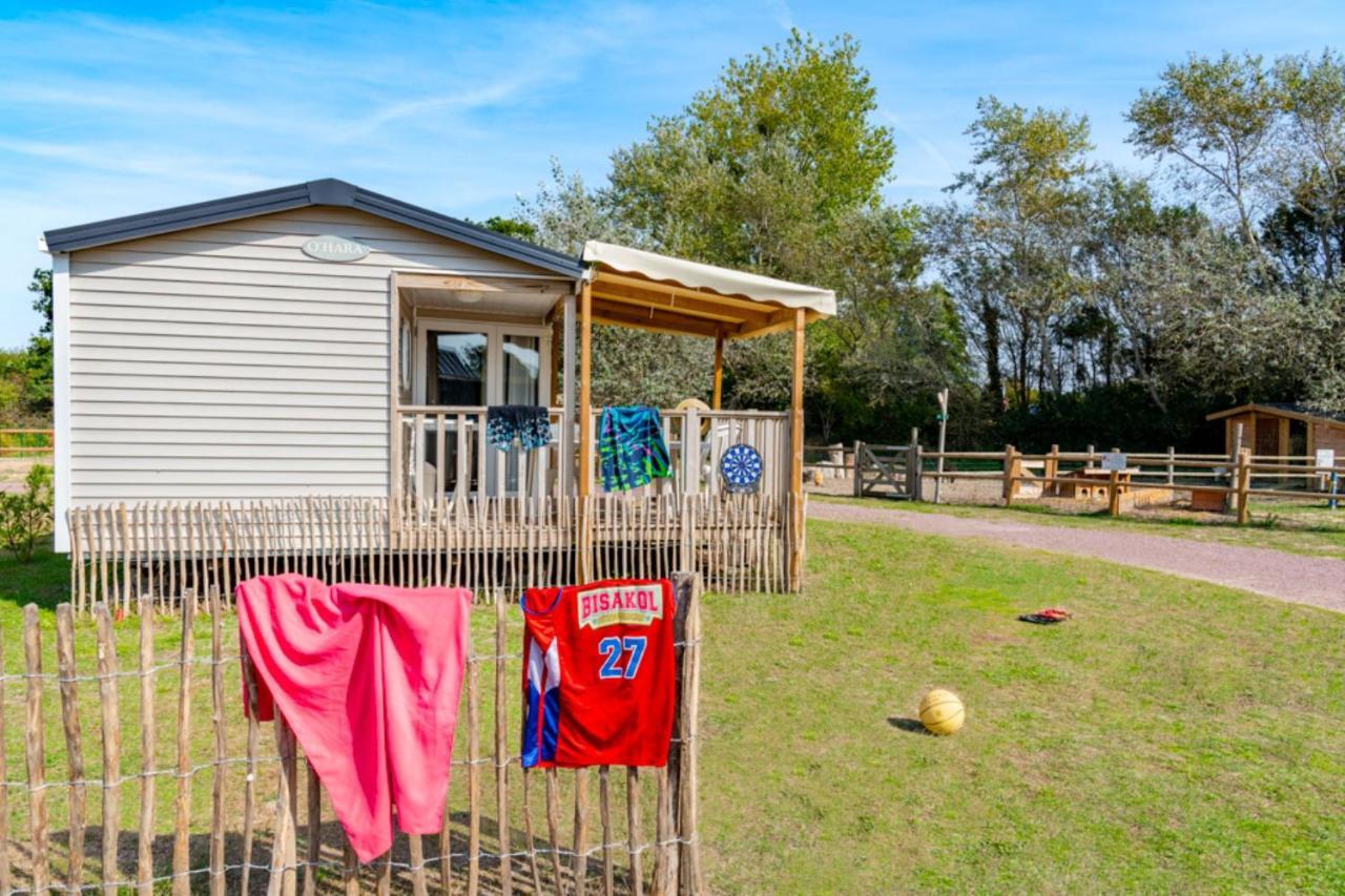 Camping Les Carolins Saint-Lo-d'Ourville Buitenkant foto