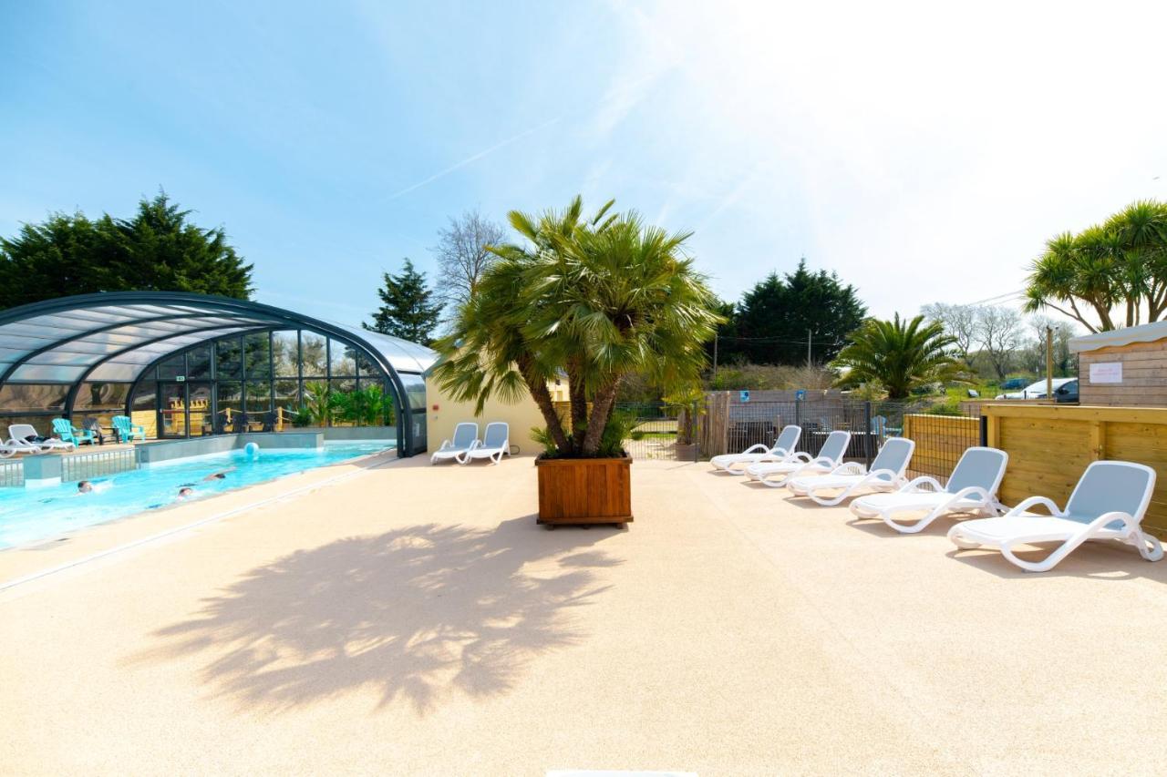 Camping Les Carolins Saint-Lo-d'Ourville Buitenkant foto